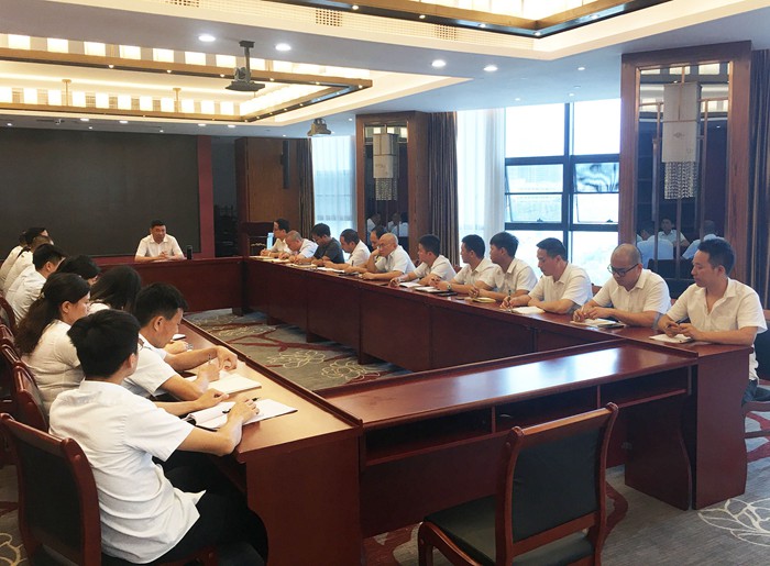 树立远大目的 增强企业治理 进一步形成出效益出精品出人才的生长名堂 ——胡晓风董事长主持召开工程系统聚会